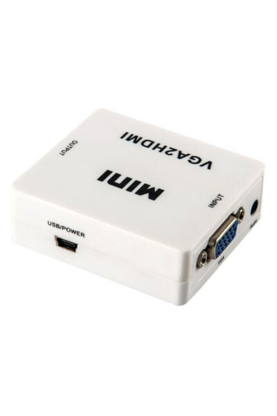 e- SWC Supreme Adaptor profesional e-SWC Supreme®, VGA-mama / HDMI-mama, alb