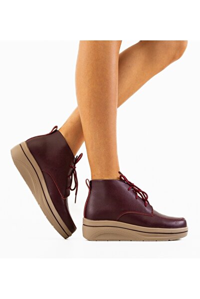 BENOTTİ Bergamon Burgundy Casual Shoes Size 39