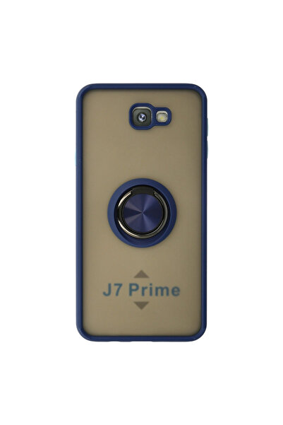 eco port Samsung Galaxy J7 Prime Case Montreal Ring Silicone Cover - Navy Blue