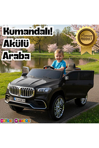 Doğan Oyuncak Dünyası Bold GT Siyah Uzaktan Kumandalı 4X2 12 Volt Akülü Araba...