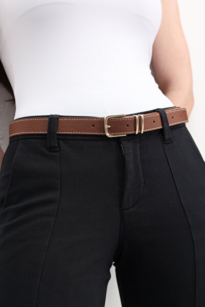 ARLIVA Classic Buckle Stitching Detailed Women's Trouser Belt, Dress Belt, Ja...