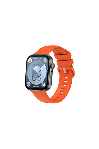 eco port ساعة هواوي واتش فيت 4 كلاسيك كوردون - برتقالي