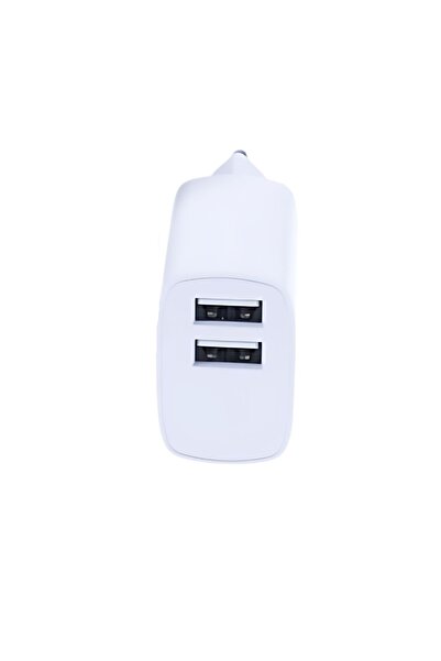 e-SWC e-SWC® mains charger, 2xUSB, 12 W, 2.4 A, White