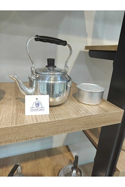 HUTUL AL JAZIRA ابريق معدن معا مصفاه مقاس 75 مل