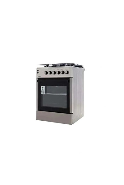 KUMTEL kumet Gas Oven 4 Burners 57*57 cm Full Safety – Silver