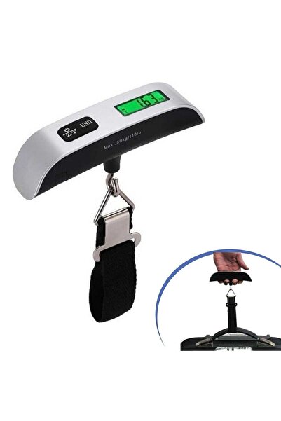 Greathings Cântar digital pentru bagaje cu afișaj digital, cântar de precizie...