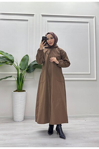 moda acar Female Bondite Fur-Inside Fabric Trench Coat (Those Who Don'T Like ...