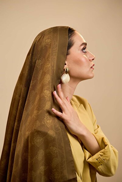 LUMIÈRE Fleurs İpek Şal