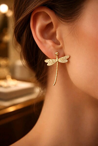 mos&more Gold Yusufçuk Küpe