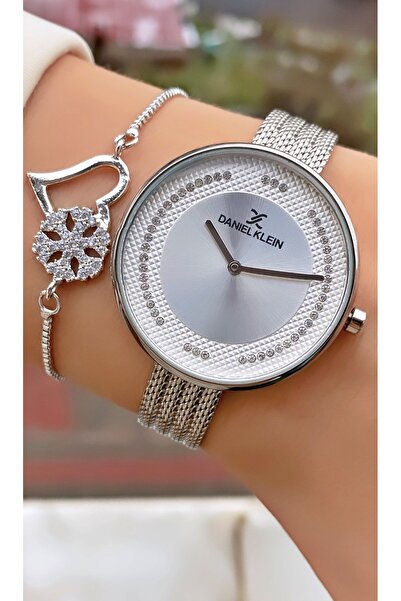 Daniel Klein Brand Original Silver Color 2 Years Warranty Steel Case Women's ...