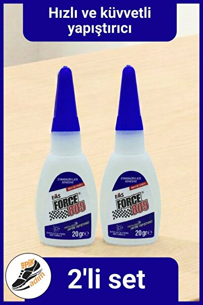 EMS FORCE 805 Ayakkabı Yapıştırıcı 20Gr. 2'li SET | Güçlü Yapıştırıcı