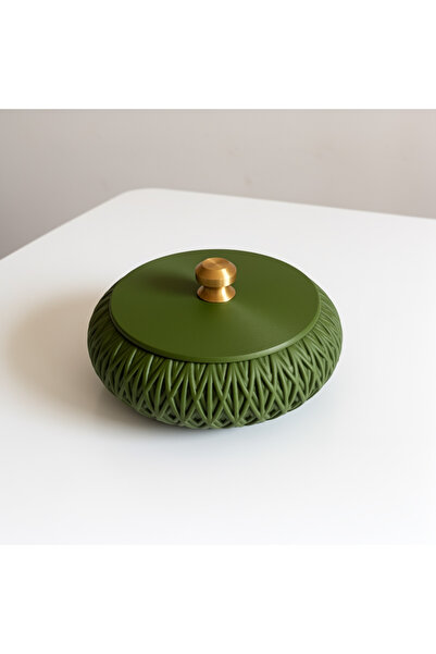 Colette Dekoratif Rustik Kapaklı Kase