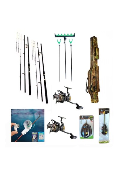 eastshark 2 Feeder Rods 3.90m, 180 Gr, 2 Reels 5000, 11 Bearings, 2 Sensors, ...
