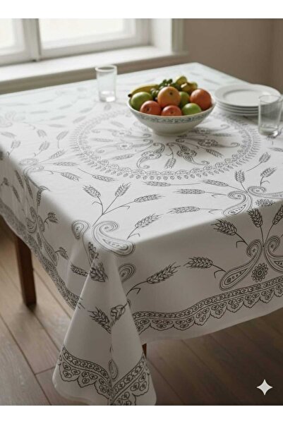 Milenam Başak Patterned Tablecloth Table Cloth