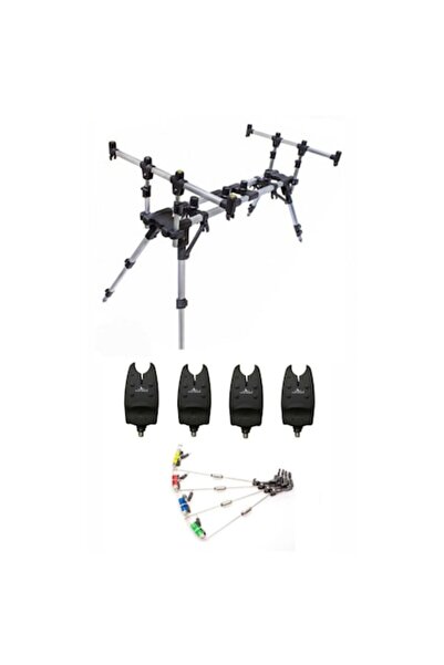eastshark Rod Pod Set with 4 Sensors and 4 Swingers