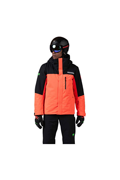 Rossignol Men's Ski Jacket Hero Velika Insulated JKT Neon Red