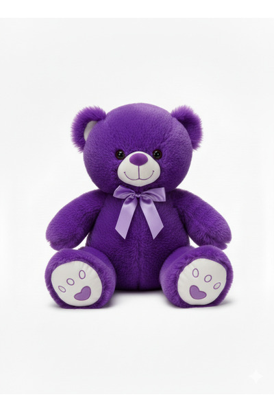 Sunman Colorful Plush Bear 50 cm Purple