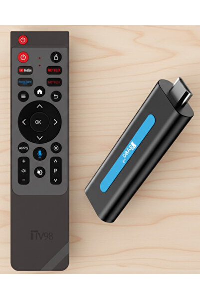 USLUCAN ALIŞVERİŞ Bas Konuşlu Kumandalı 8K Tv Stick Akıcı Yayın Deneyimi