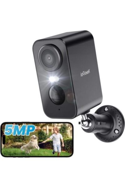 Geek ieGeek Security Cameras Wireless Outdoor 5MP Wifi Camera with Motion Light