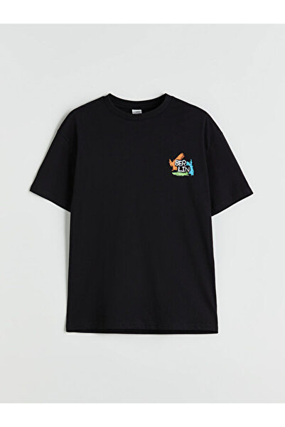 LC Waikiki Rmz Gi̇yi̇m Farkiyla Zero Roba Collar Boys' T-Shirt