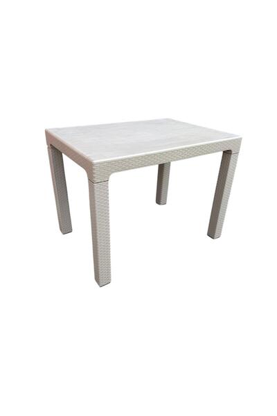 nar sokağı Camsız 70x100 cm Rattan Bahçe Balkon Masası