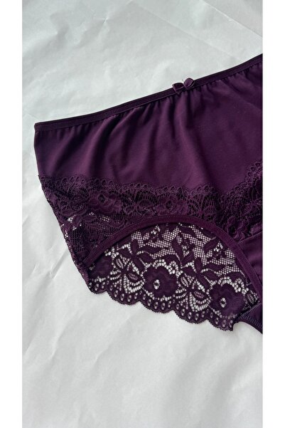 YOYYO Γυναικεία εσώρουχα με κεντημένη δαντέλα σε μπορντό χρώμα - Κομψό σχέδιο...