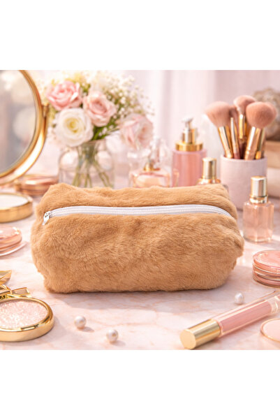 YİFOREVERS KOZMETİK حقيبة مكياج قطيفة 1 قطعة