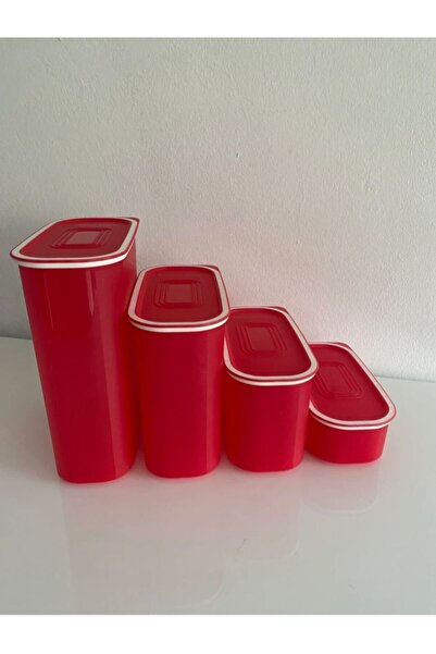 Tupperware Su oval kuru gıda saklama kabları 4lü set