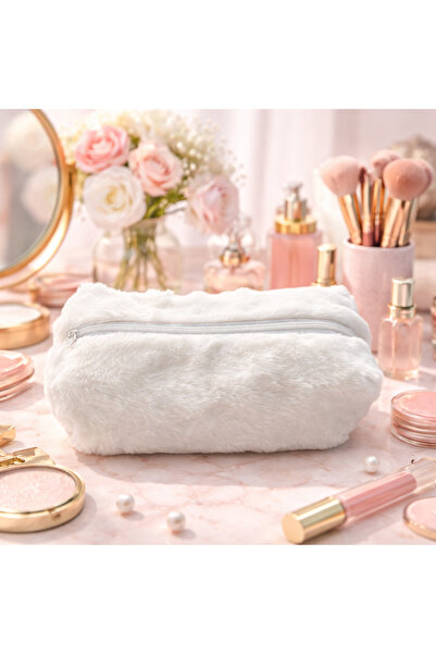 YİFOREVERS KOZMETİK حقيبة مكياج قطيفة 1 قطعة