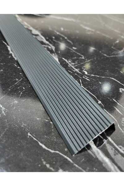 Emek Yapı Antrasit L Model Metal Merdiven Basamak Profili Merdiven Çıtası Köş...