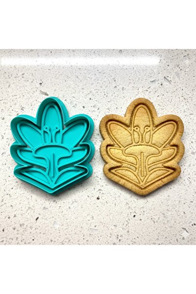 Craftelle Water Hyacinth Figured Cookie Mold |   Detailed Flower Stamp |   Su...