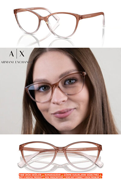 Armani Exchange AX3053 8257 53-16 140 + Premium Blue Light Protection (Drive ...