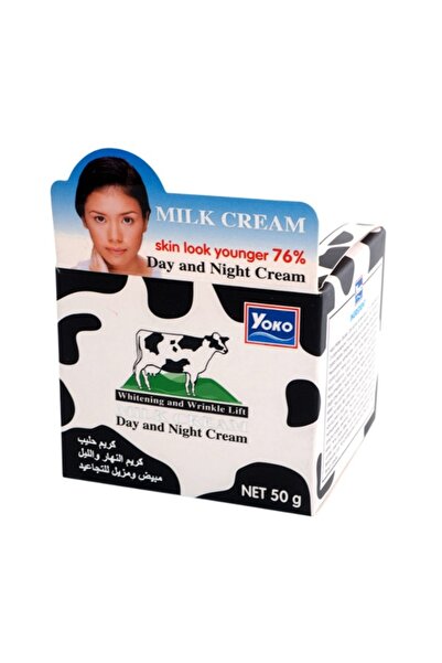 YOKO يوكو كريم الحليب مبيض ومزيل التجاعيد 50جم