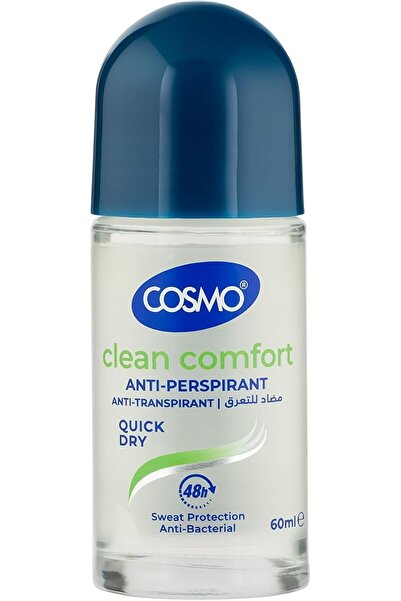 Cosmo Clean Comfort Advanced Quick Dry Antiperspirant Roll-On Stick (60ml)