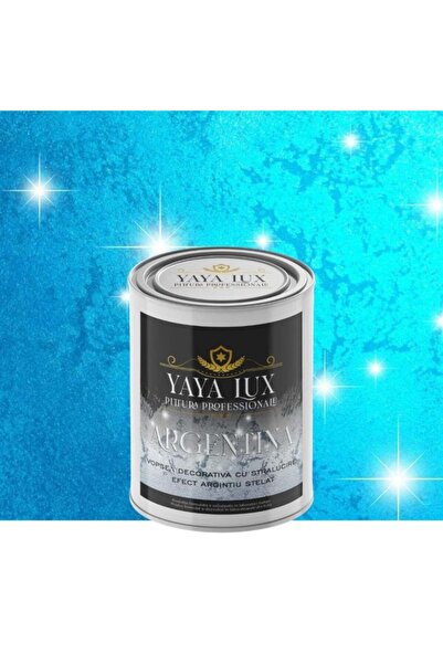 YaYa Color Vopsea decorativa de Lux Argentina, Albastru, cu Efect 3D Stelat, ...