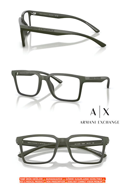 Armani Exchange AX3129 8389 54-18 140 + Premium Blue Light Protection (Drive ...