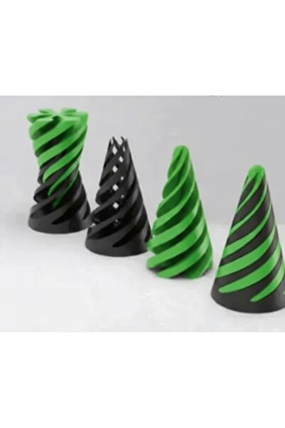 ARCANIUM عجلة ضغط حلزونية مخروطية الشكل - قطعة ديكور للطاولة - لعبة ضغط للتوت...