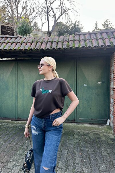 lizge giyim تيشيرت بتطريز دراجات هوائية