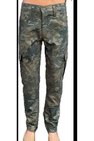 BeyzDenim Pantaloni de camuflaj din pânză, rezistenți la uzură și la frecare,...
