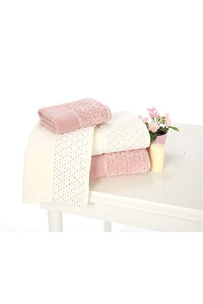 Özdilek Adria Best Set Hammam Set - Krem i Roza Cimet