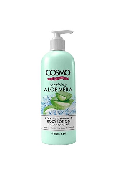 Cosmo لوشن الجسم اليومي المرطب والمهدئ بخلاصة الصبار (1 لتر)