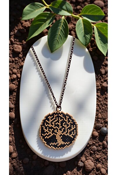 SEARD Miyuki Bead Handmade Tree of Life Necklace
