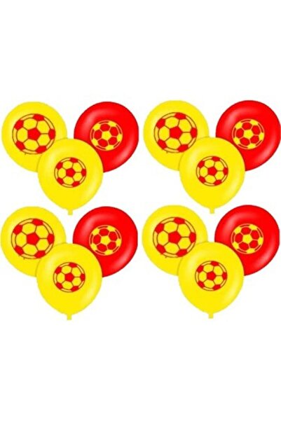 ÇITIPITISTORE Football Team Colors Ball Printed 10-Piece Balloon Set