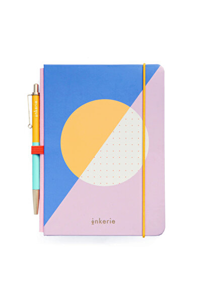 Kikkerland İnkerie Dotted Notebook and Pen Set
