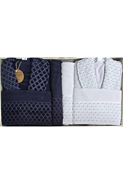 Özdilek Set halate de baie Adria Family - Bleumarin - Argintiu