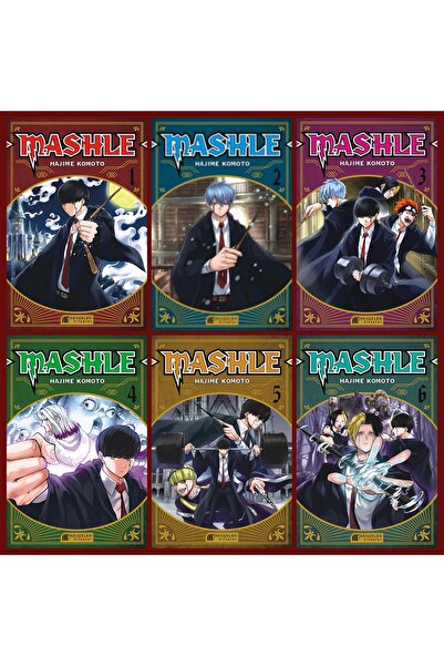 Akıl Çelen Kitaplar Mashle 1-6. Ciltler 6 lı Manga Seti