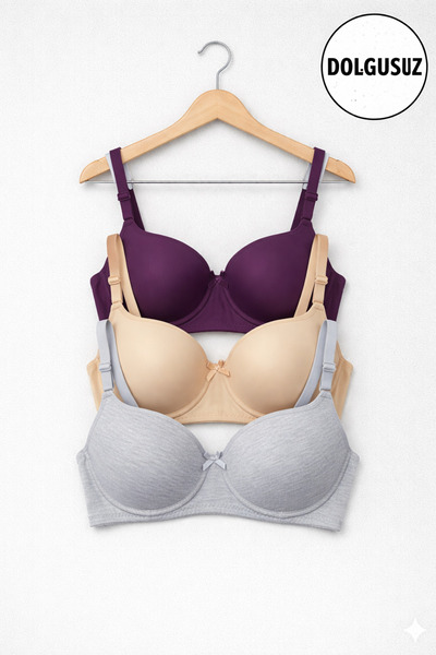 WINNERAIN Σουτιέν 3 τεμαχίων χωρίς ενίσχυση - Άνετο για καθημερινή χρήση - Με...