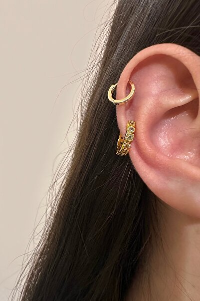 Okko Store Çelik Taşlı Halka Piercing