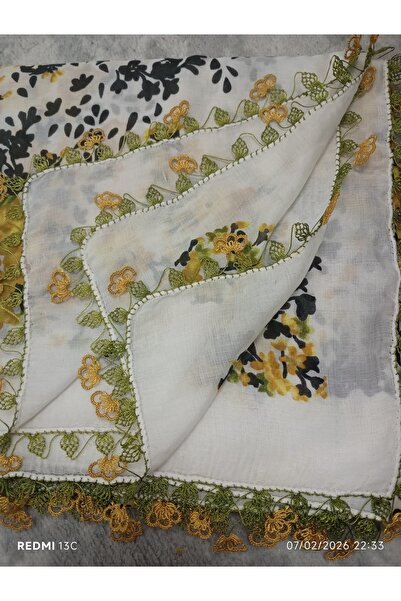 Ören İğne oyalı desenli yazma