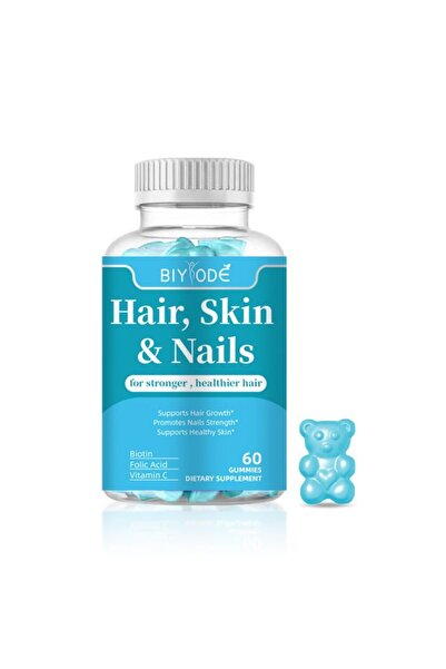 BIYODE Biotin & Multivitamin Hair Gummies - Support for Radiant Hair & Strong...